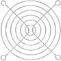 PROFAN Technology Szellőzőrács 1 db (Ø) 90 mm Fém Krómozott, Nikkelezett bélyegkép