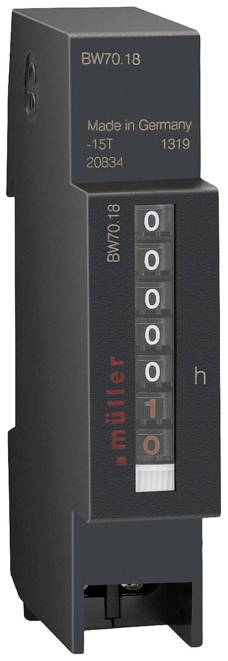 Müller BW 70.18 24V 50Hz Üzemóra számláló Gördülő számlálómű