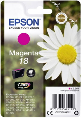 Epson T1803, 18 #####Tinte Eredeti Bíbor