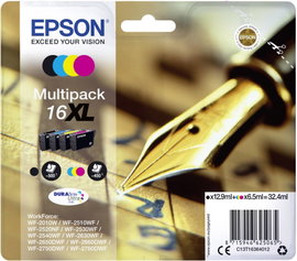 Epson T1636, 16XL #####Tinte Eredeti Fekete, Cián, Bíbor, Sárga