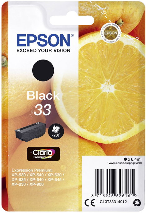 Epson T3331, 33 #####Tinte Eredeti Fekete