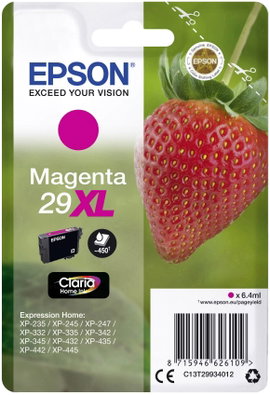 Epson T2993, 29XL #####Tinte Eredeti helyettesíti Epson C13T29934012 Bíbor