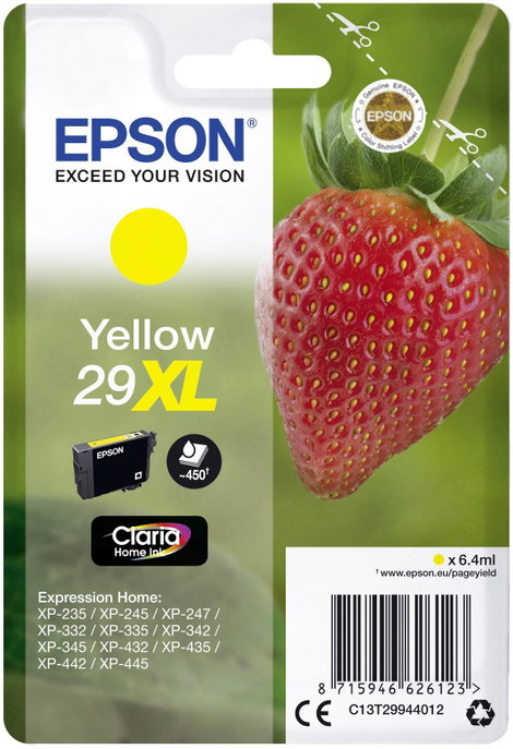 Epson T2994, 29XL #####Tinte Eredeti helyettesíti Epson C13T29944012 Sárga