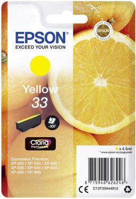 Epson T3344, 33 #####Tinte Eredeti Sárga