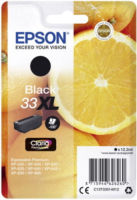 Epson T3351, 33XL #####Tinte Eredeti Fekete