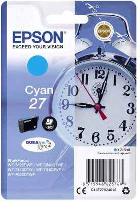 Epson T2702, 27 #####Tinte Eredeti Cián