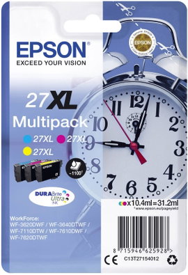 Epson T2715, 27XL #####Tinte Eredeti Cián, Sárga, Bíbor