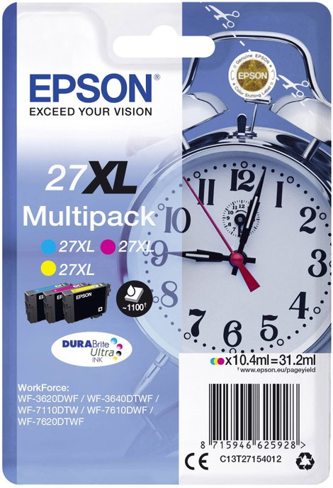 Epson T2715, 27XL #####Tinte Eredeti Cián, Sárga, Bíbor