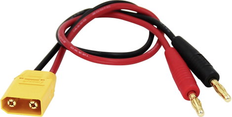 Reely Töltőkábel [2x Banándugó, 4 mm - 1x XT90 dugó] 30.00 cm RE-6799044 3. kép