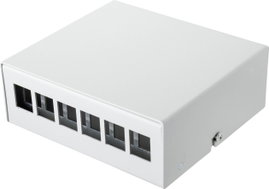 Renkforce 6 port Konszolidációs pont box Keystone modulhoz Szereletlen