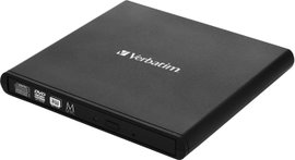 Verbatim 98938 DVD író, külső Retail USB 2.0 Fekete