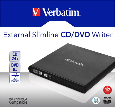 Verbatim 98938 DVD író, külső Retail USB 2.0 Fekete 3. kép