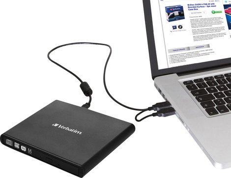 Verbatim 98938 DVD író, külső Retail USB 2.0 Fekete 5. kép