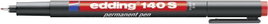 Edding Alkoholos filc 140 S permanent pen super fine Piros 4-140002