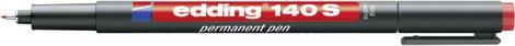 Edding Alkoholos filc 140 S permanent pen super fine Piros 4-140002
