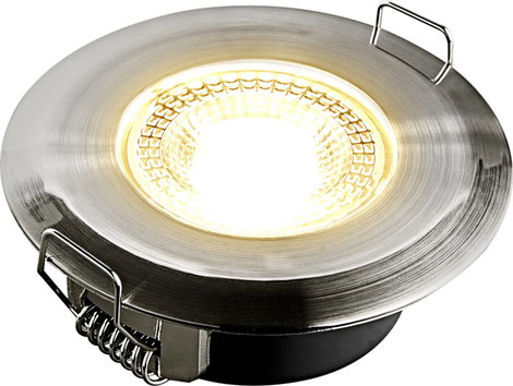 Heitronic 500668 DL7202 LED-es beépíthető lámpa LED Fixen beépített LED-es 5 W Nikkel 2. kép