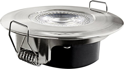 Heitronic 500668 DL7202 LED-es beépíthető lámpa LED Fixen beépített LED-es 5 W Nikkel 4. kép