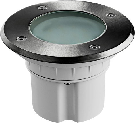 Heitronic MESSINA 500148 LED-es padlóba építhető lámpa Fixen beépített LED-es LED 9 W Nemesacél