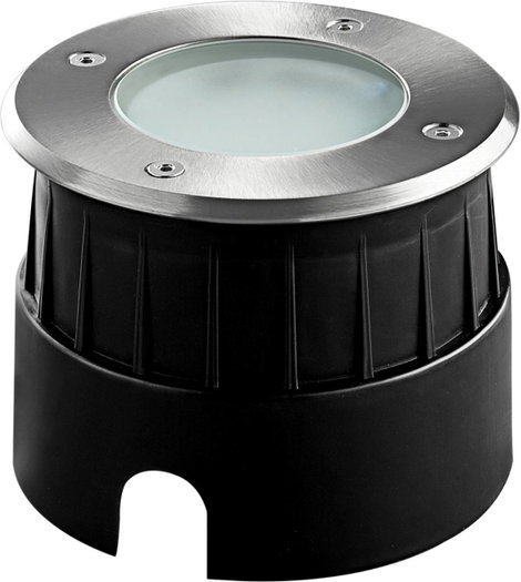 Heitronic MESSINA 500148 LED-es padlóba építhető lámpa Fixen beépített LED-es LED 9 W Nemesacél 2. kép
