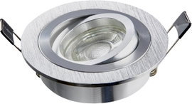 Heitronic 500591 DL7801 Beépíthető lámpa LED Fixen beépített LED-es 8 W Alumínium