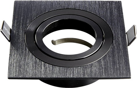 Heitronic 500596 DL7801 LED-es beépíthető lámpa LED GU10, GU5.3 8 W Fekete 2. kép