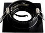 Heitronic 500596 DL7801 LED-es beépíthető lámpa LED GU10, GU5.3 8 W Fekete 3. bélyegkép