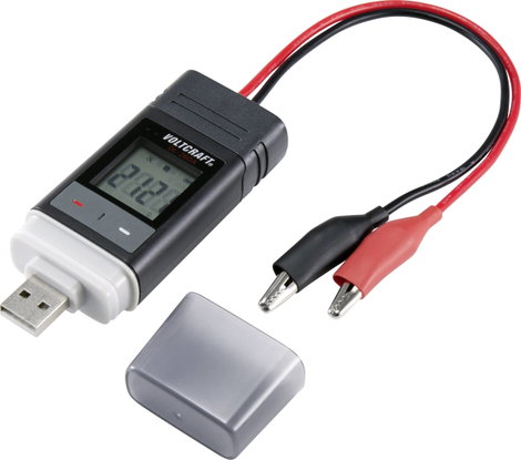 Áramerősség adatgyűjtő 0 - 20 mA, PDF funkció, fali tartóval, Voltcraft DL-260A 2. kép