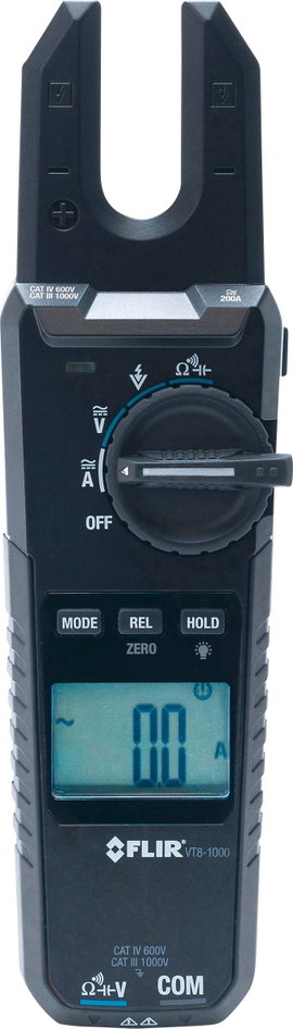 Digitális lakatfogó CAT IV 600 V CAT III 1000 V 6000 digit, FLIR VT8-1000