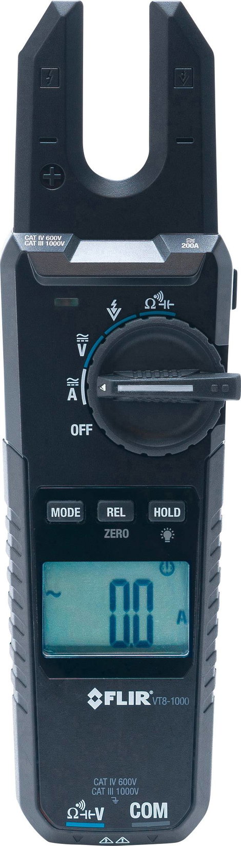 Digitális lakatfogó CAT IV 600 V CAT III 1000 V 6000 digit, FLIR VT8-1000