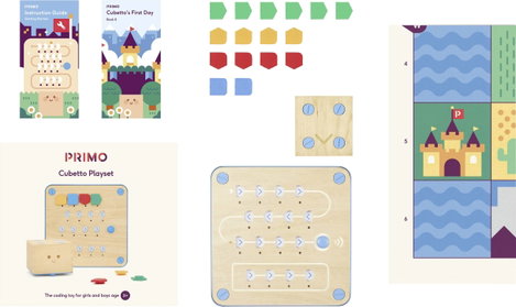 Primo Toys Cubetto MINT Coding Roboter MINT Robotics Programozó készlet Cubetto MINT Coding Roboter 10. kép