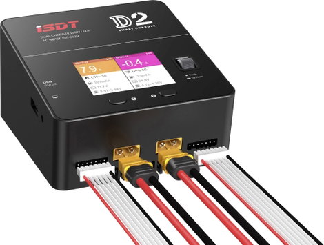 ISDT D-2 Modell multifunkciós töltő 230 V 12 A LiPolimer, Lítiumion, LiFePO, LiHV, NiMH, NiCd, Ólom 2. kép