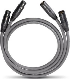 Oehlbach NF 14 Master X XLR Összekötőkábel [1x XLR dugó - 1x XLR alj] 0.75 m Antracit