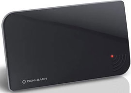 Oehlbach Scope Vision Aktív DVB-T/T2 laposantenna Beltér Fekete