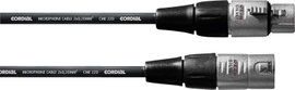 Cordial CFM 5 FM XLR Összekötőkábel [1x XLR alj - 1x XLR dugó] 5.00 m Fekete
