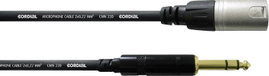 Cordial CFM 0,6 MV XLR Átalakító kábel [1x XLR dugó - 1x Jack-dugó, 6,35 mm-es] 0.60 m Fekete