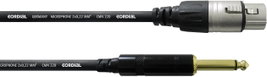 Cordial CCM 7,5 FP XLR Összekötőkábel [1x XLR alj - 1x Jack-dugó, 6,35 mm-es] 7.50 m Fekete