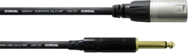 Cordial CCM 5 MP XLR Összekötőkábel [1x XLR dugó - 1x Jack-dugó, 6,35 mm-es] 5.00 m Fekete
