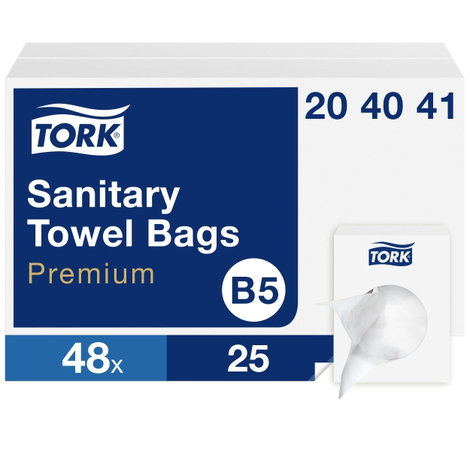 TORK 204041 Higiéniai tasak Fehér 1200 db
