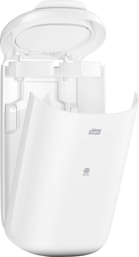 TORK 564000 Szemeteskuka 5 l Műanyag (Sz x Ma x Mé) 190 x 338 x 160 mm Fehér 1 db 2. kép