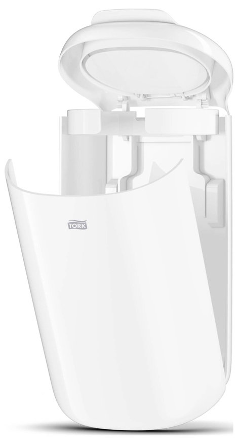 TORK 564000 Szemeteskuka 5 l Műanyag (Sz x Ma x Mé) 190 x 338 x 160 mm Fehér 1 db 2. kép