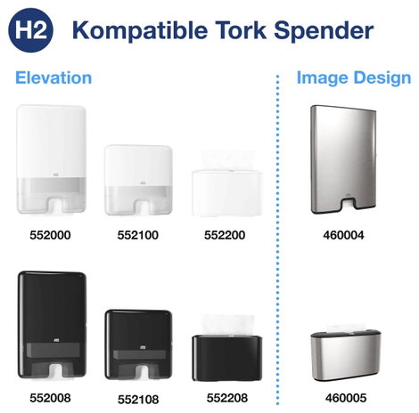 TORK 600297 Xpress Multifold Premium Papír kéztörlők (H x Sz) 34 cm x 21.2 cm Fehér N/A 2100 db 7. kép