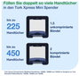 TORK 552100 Xpress Mini Papír kéztörlő adagoló Fehér 1 db 2. bélyegkép