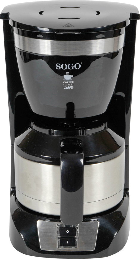 SOGO Human Technology Drip Inox 10 Kávéfőző Fekete Kapacitás, csésze=10 Üveg kanna, Melegentartás 4. kép