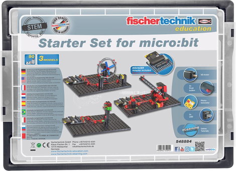 fischertechnik education fischertechnik MINT Robotics Kiegészítő készlet Starter Set for micro:bit
