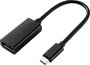 Renkforce USB-C® / Kijelző csatlakozó Átalakító kábel USB-C® dugó, DisplayPort alj 0.14 m Fekete RF- bélyegkép