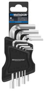 Matador Schraubwerkzeuge Matador 04409091 Belső hatlap Hajlított csavarhúzó 1.5 mm, 2 mm, 2.5 mm, 3 bélyegkép