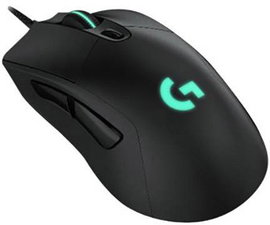 Logitech Gaming G403 Hero WLAN egér USB Optikai Fekete 6 Gombok 25000 dpi Világít, Súly tuning
