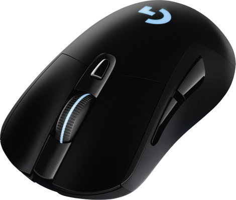 Logitech Gaming G403 Hero WLAN egér USB Optikai Fekete 6 Gombok 25000 dpi Világít, Súly tuning 2. kép