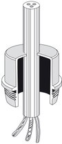 Hensel 1659649 Bedugós támasz (Ø) 20.5 mm 1 db 2. bélyegkép