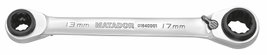 Matador Schraubwerkzeuge Matador 01840001 Kettős racsnis gyűrűskulcs 10 - 19 mm